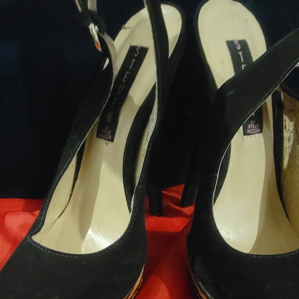 Steven Classic Black Women's Heels